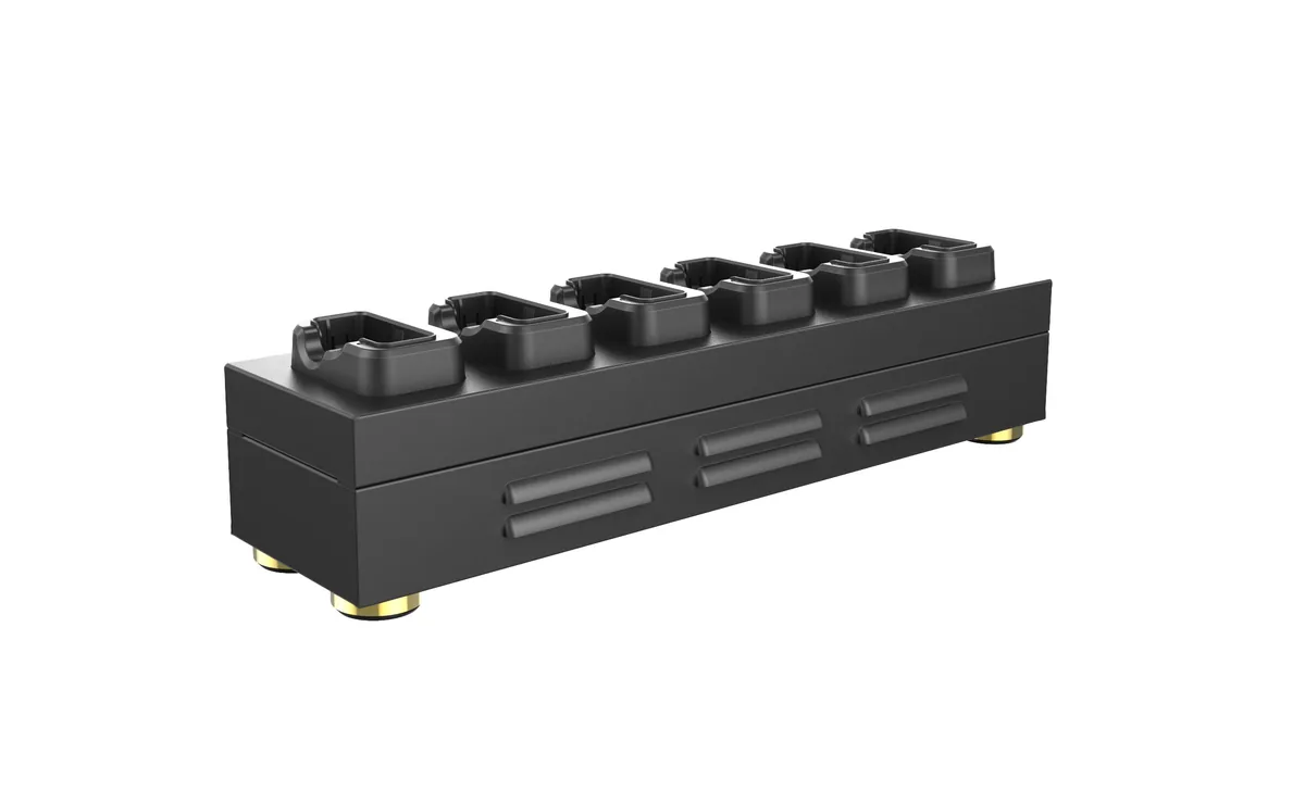 DS-UES-22 six-bay evidence collection dock station for the IK-100 body worn camera